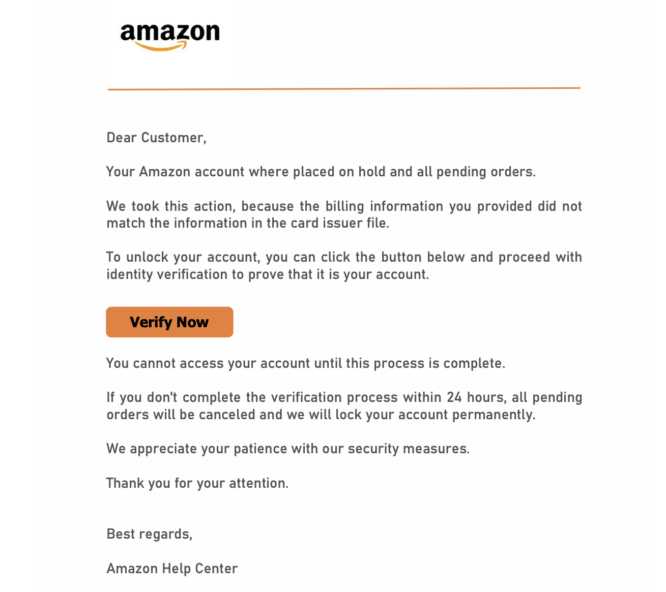 郵件提醒亞馬遜賬戶不正常？可能是新式騙術(shù)！