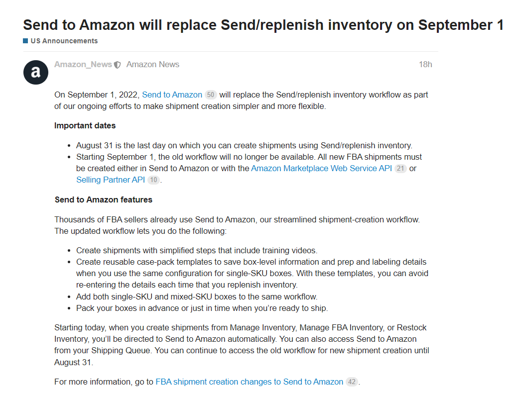 美國亞馬遜將啟動(dòng)新發(fā)貨流程 